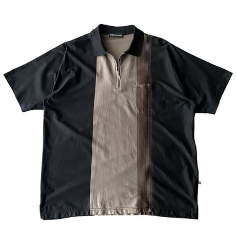2000's Mercerised cotton half zip shirt