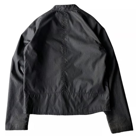 2000's "GUESS" Arm zipper design coated riders jacket