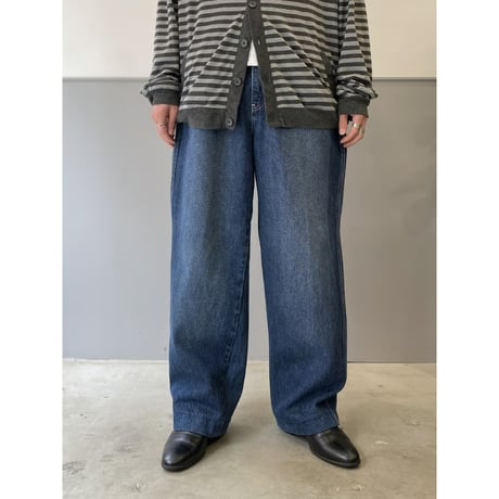 2000's〜Wide silhouette 5pocket denim pants