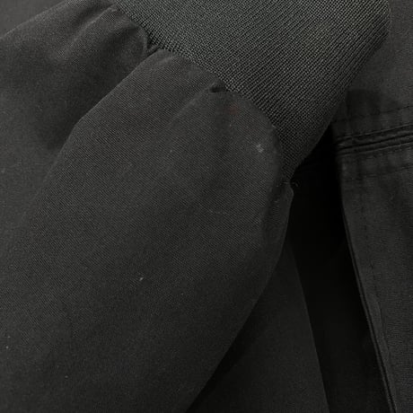 1990's-2000's Black color cup shoulder jacket