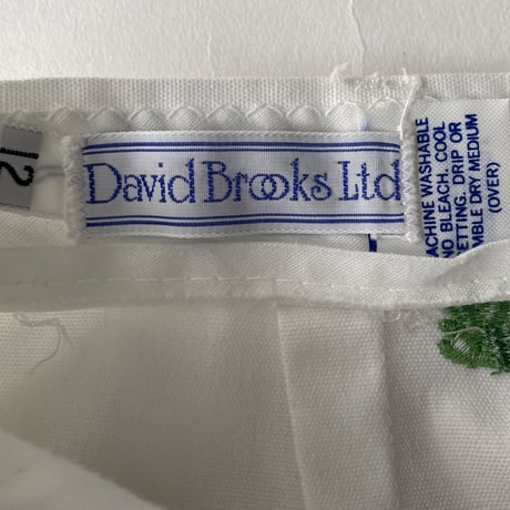 1970’s “David Brooks Ltd” embroidery design pants