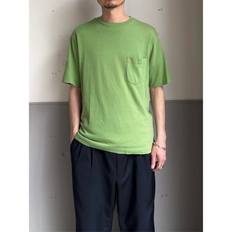 1970's-1980's "PURITAN" Blank Tee with pocket
