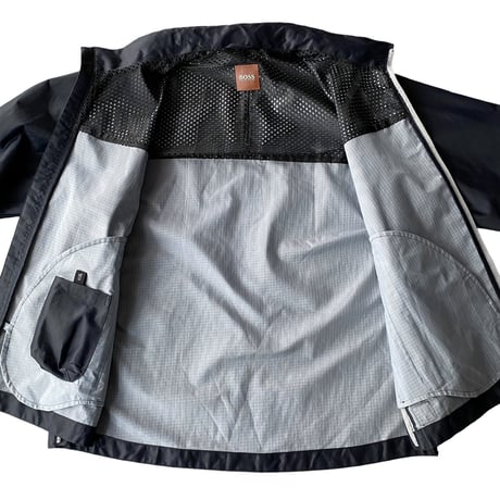 2000's "HUGO BOSS" Side zip design nylon jacket