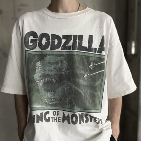 1990's "GODZILLA" printed Tee