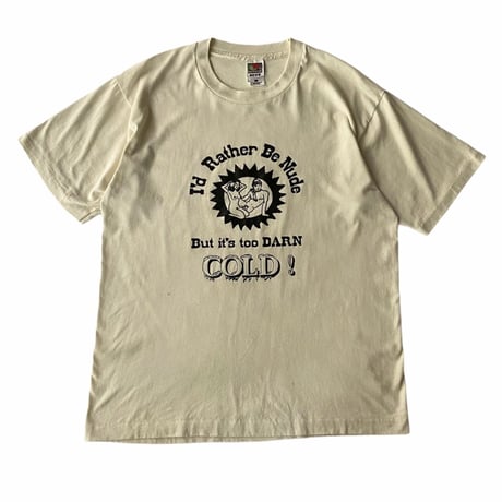 1990's Nude printed tee