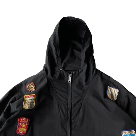 1950's-1960's "MONCLER" Black cotton ski jacket