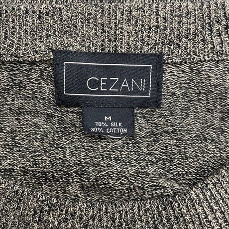 2000's Silk / Cotton fabric short sleeve melange knit