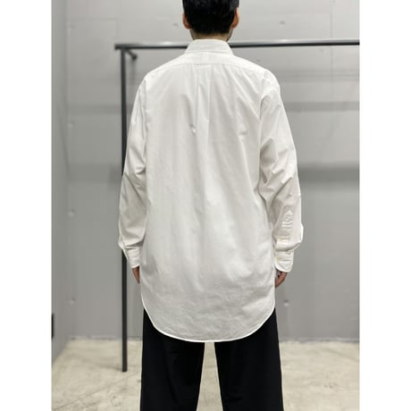 1990's-2000's "Ralph Lauren" White embroidery design button-down shirt