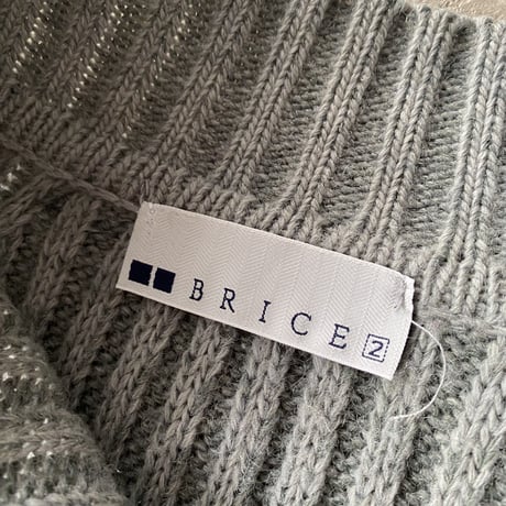 2000's Dual zip design wool blend knit sweater
