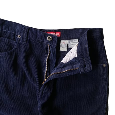 2000's Side line design corduroy pants