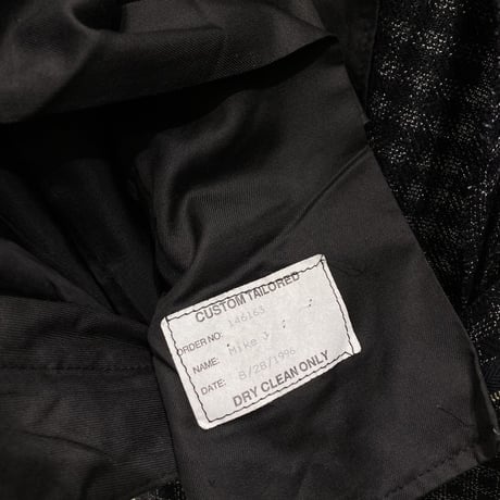 1990's Wide silhouette 3tuck slacks pants