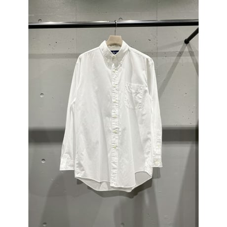 1990's-2000's "Ralph Lauren" White embroidery design button-down shirt