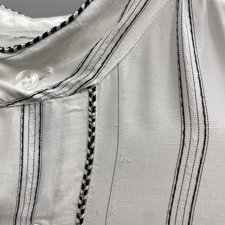 1990's Double button design rayon shirt
