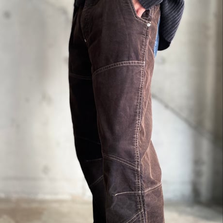 2000's Switching design corduroy pants