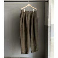 1990's Linen/Rayon fabric inverted pleats slacks pants