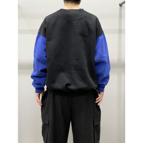 2000's Two tone color sweat shirt