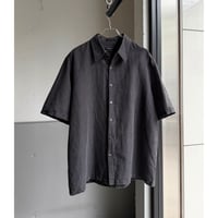 2000's "DKNY" Ramie / Cotton fabric short sleeve shirt