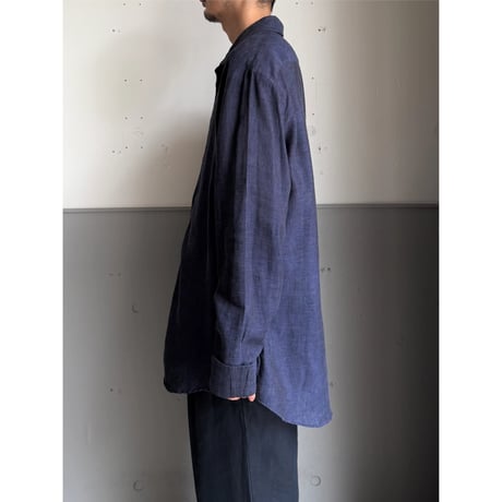 2000's〜 Linen / 37.5®︎ POLYESTER Fabric Long Sleeve Shirt
