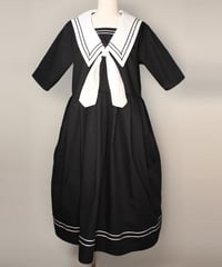 【受注】ピアノの発表会ワンピース　ブラック