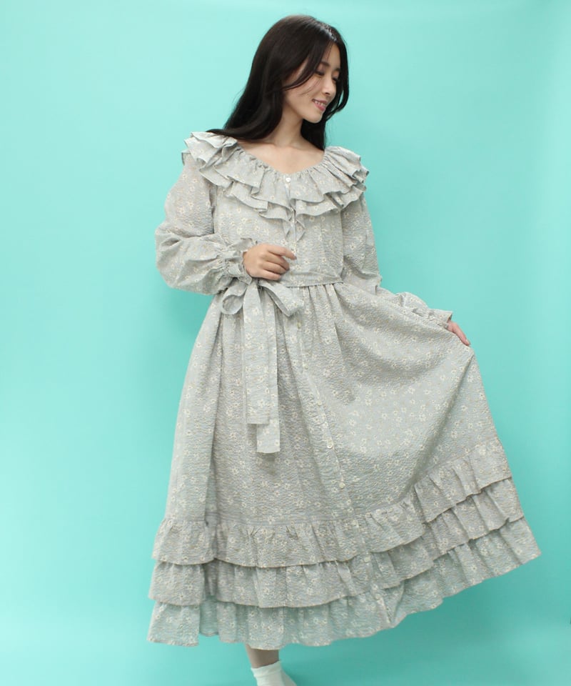 受注】ダイヤモンドネックネグリジェドレス | HERHUM