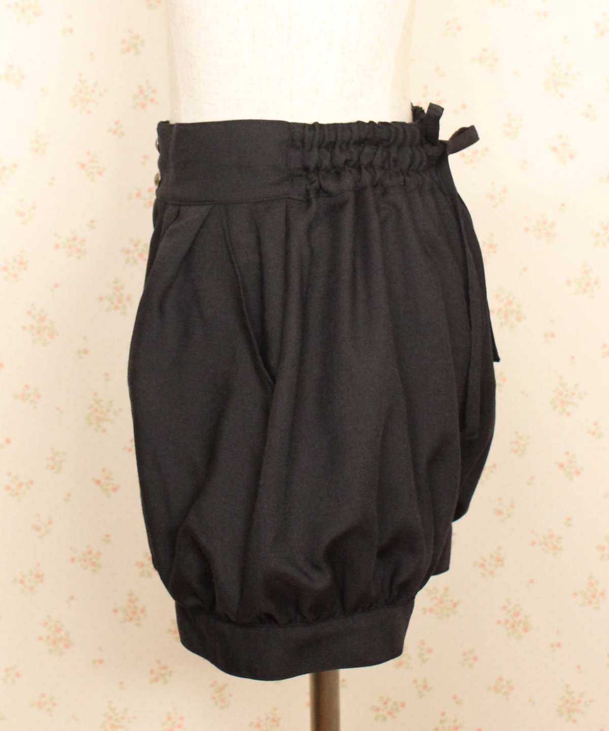 HERHUM ハーハム ふわふわカボチャパンツロング 黒 ふわふわカボチャパンツロング | HERHUM | ロリータ ゴスロリ ゴシック