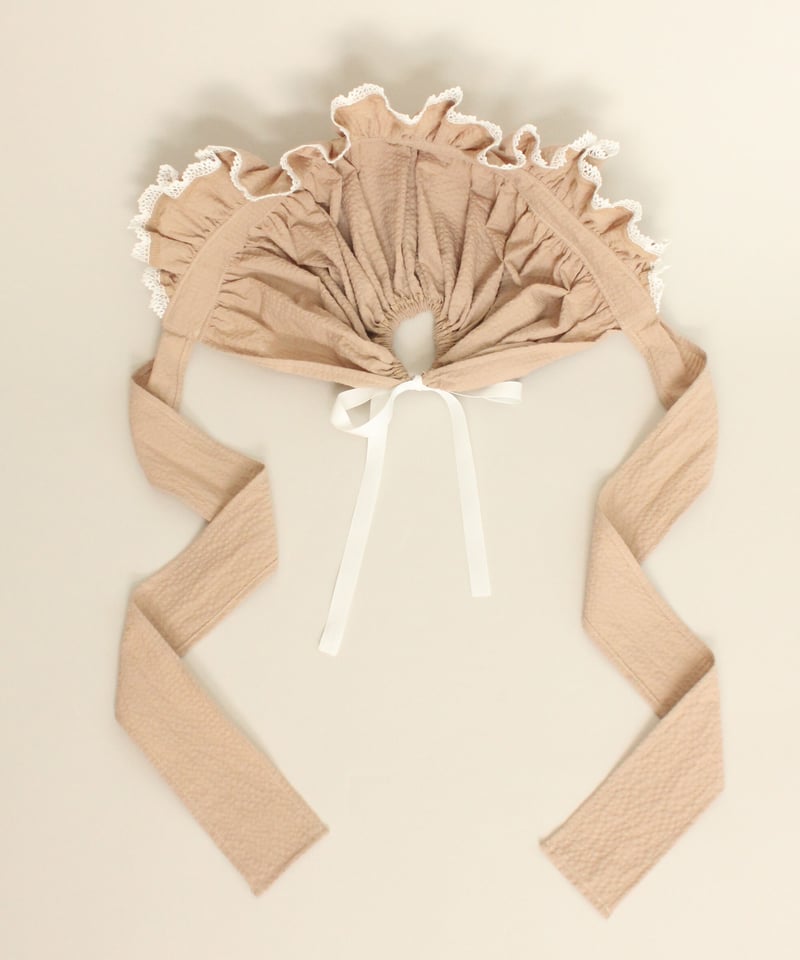 受注】後リボンフルボンネット | HERHUM