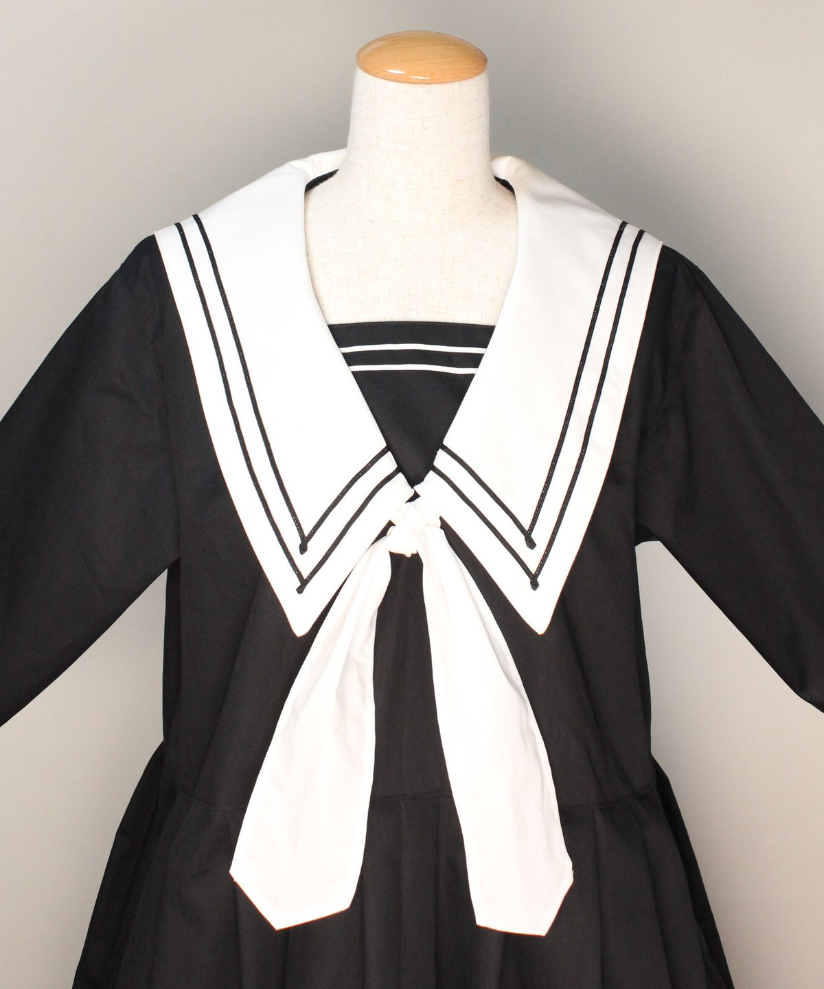 タグ付き♥♥ピアノの発表会ワンピースセーラーHERHUMハーハム 受注】ピアノの発表会ワンピース ブラック | HERHUM