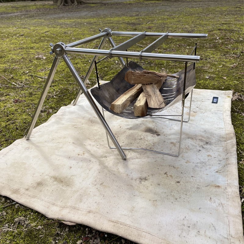 五徳付き 焚き火専用 『jizai-camp』AJ-01 | アオキ鉄コウショ