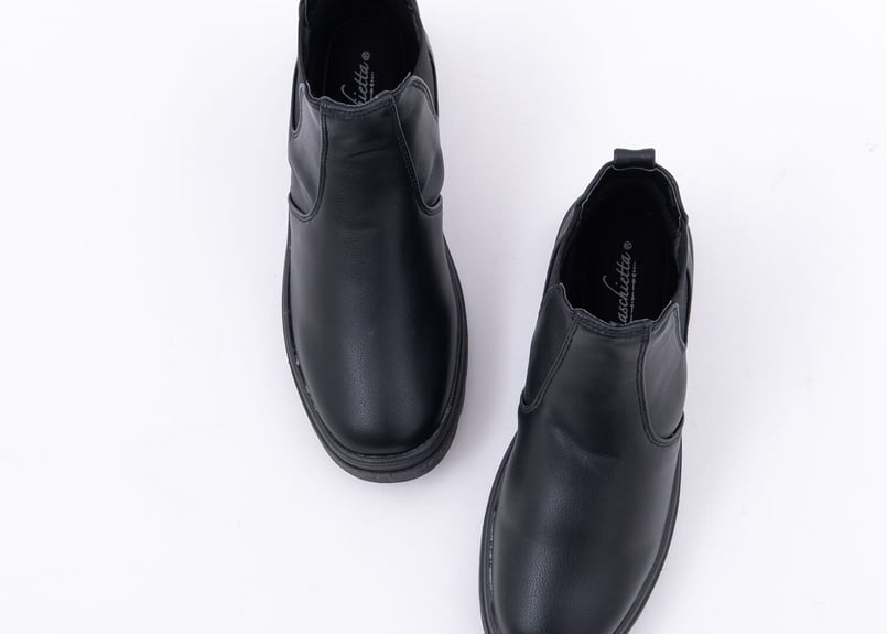 防水サイドゴアブーツ BK(ブラック) | THE SHOES STOCK