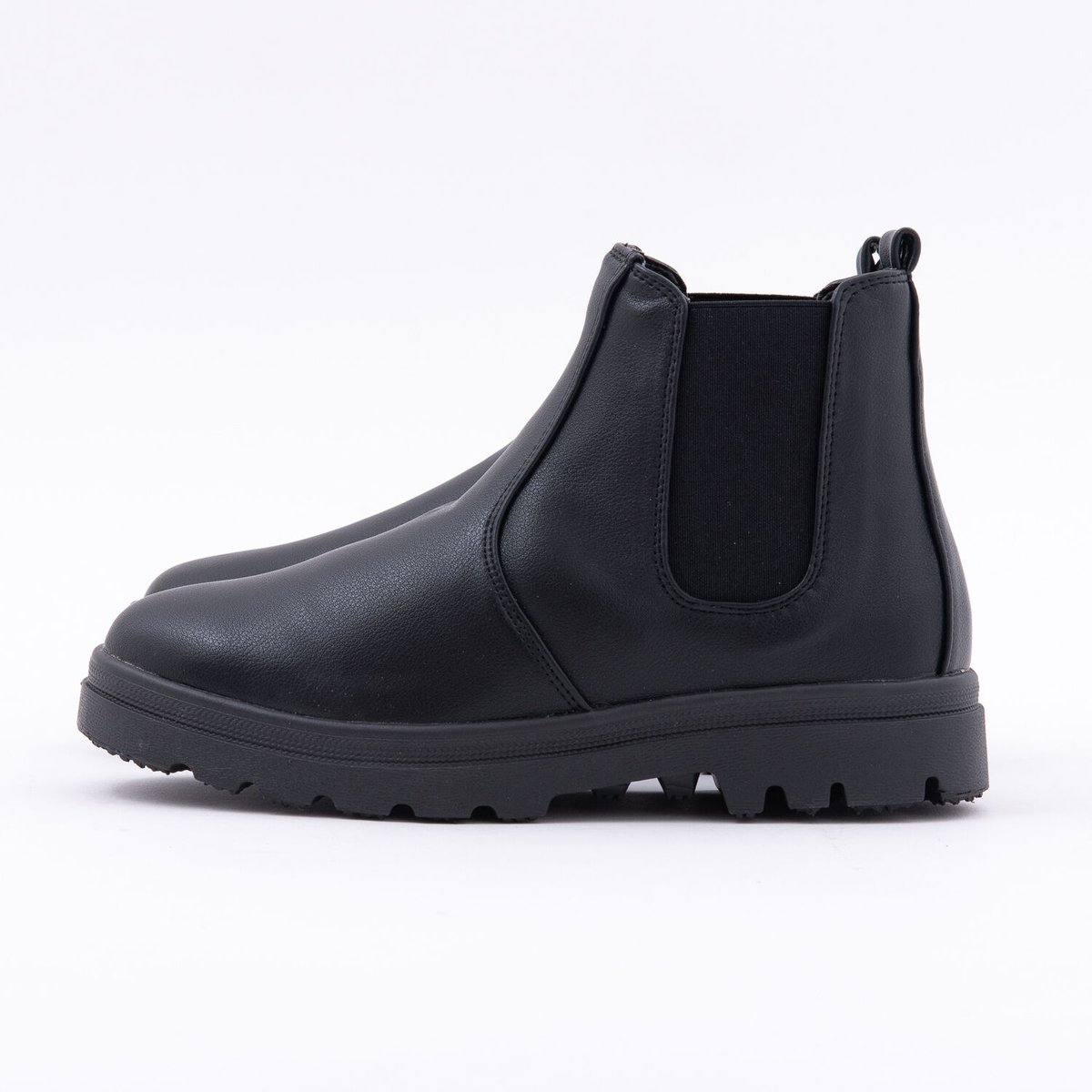 防水サイドゴアブーツ BK(ブラック) | THE SHOES STOCK