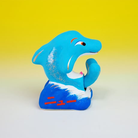 ニュー熱海イルカ張り子(ブルー)