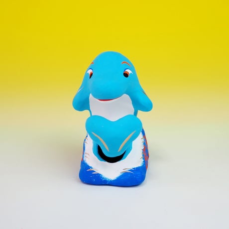 ニュー熱海イルカ張り子(ブルー)