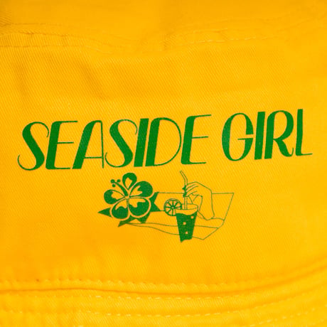 SEASIDE GIRLハット イエローver.