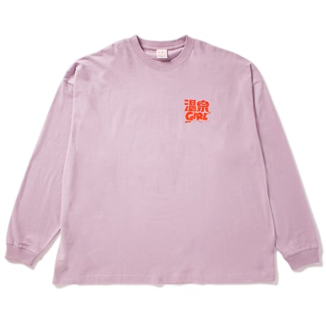 温泉GIRLロンTEE バックプリント(ビッグシルエットサイズ)