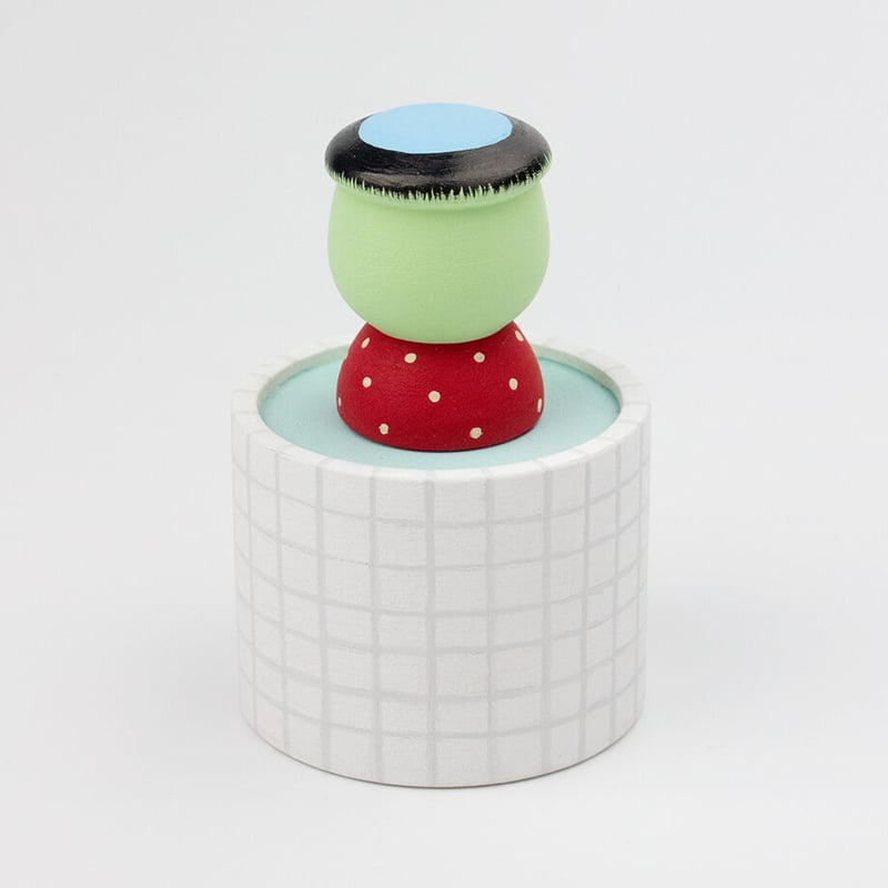 かっぱ温泉こけし(緑) | 新熱海土産物店ニューアタミ