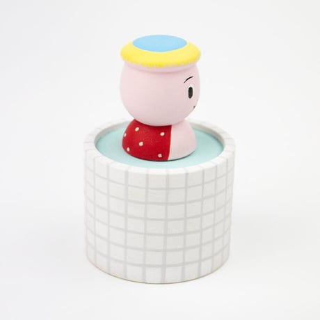 かっぱ温泉こけし(ピンク)