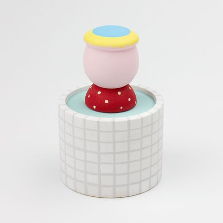 かっぱ温泉こけし(ピンク)