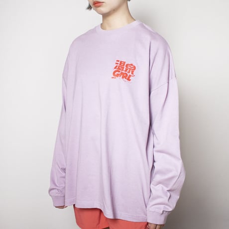 温泉GIRLロンTEE バックプリント(ビッグシルエットサイズ)