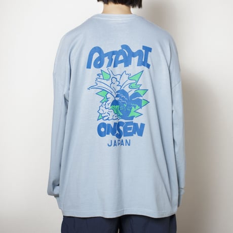 温泉BOYロンTEE バックプリント(ビッグシルエットサイズ)