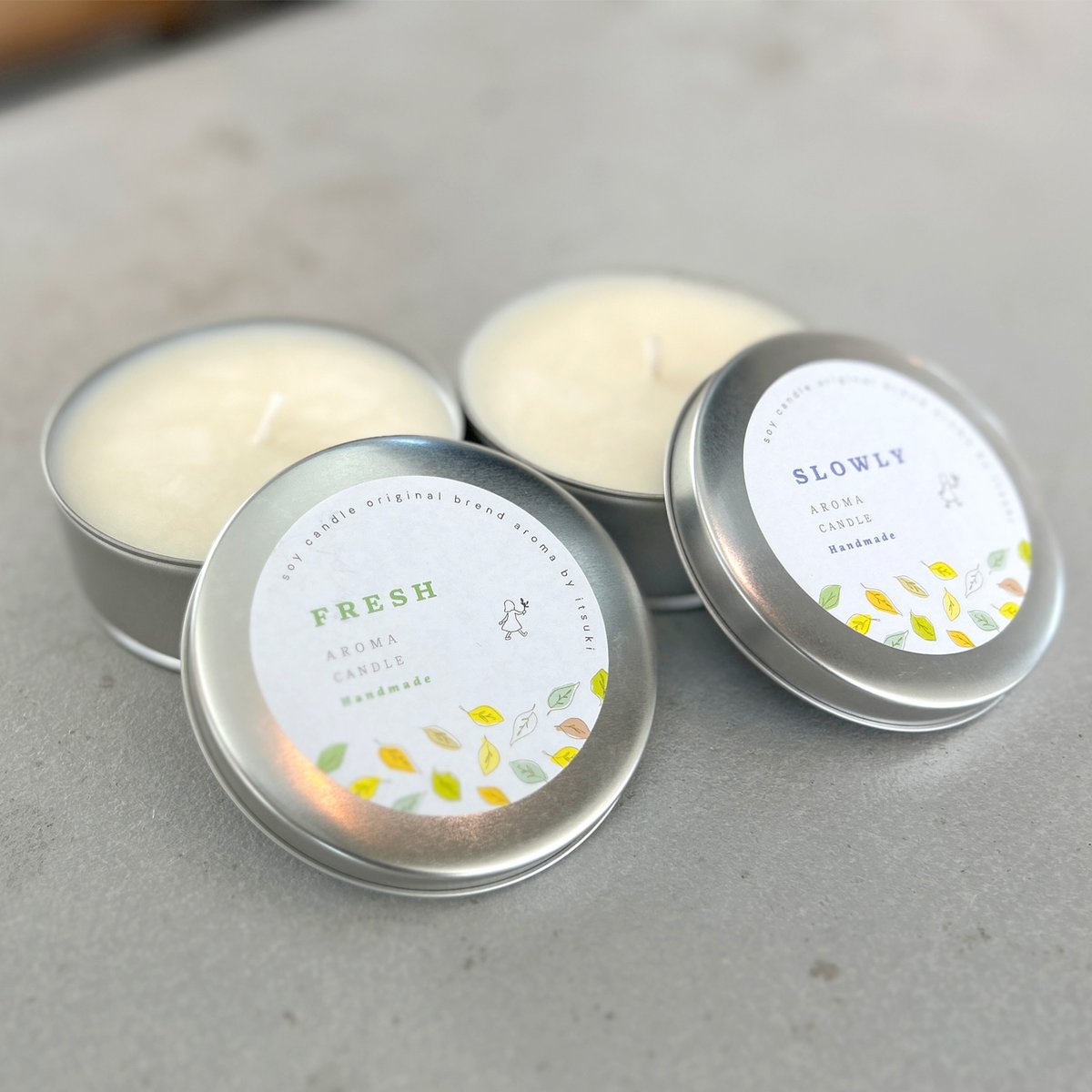 ゆったりおうち時間｜アロマキャンドル | itsuki - ひのきの入浴剤と