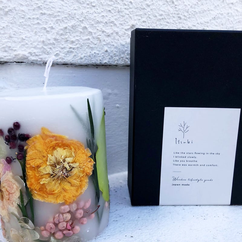 花咲くキャンドル｜Botanical candle | itsuki - ひのきの入浴剤