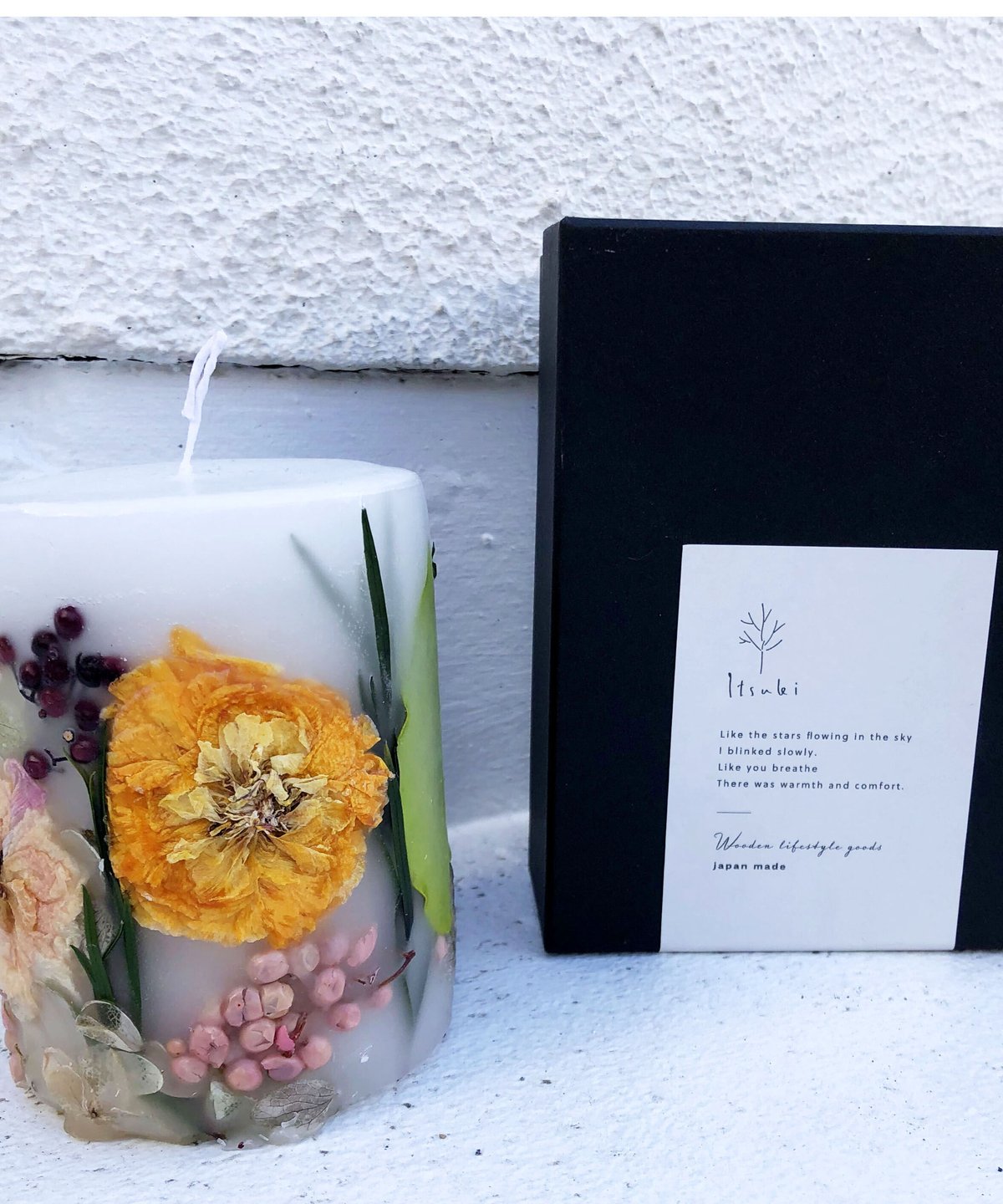 花咲くキャンドル｜Botanical candle | itsuki - ひのきの入浴剤