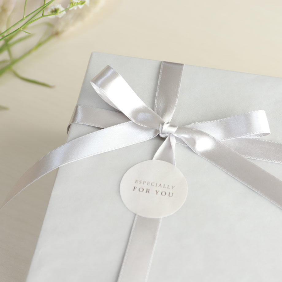 ギフトオプション】 包装＋リボン 上品なラッピングセット