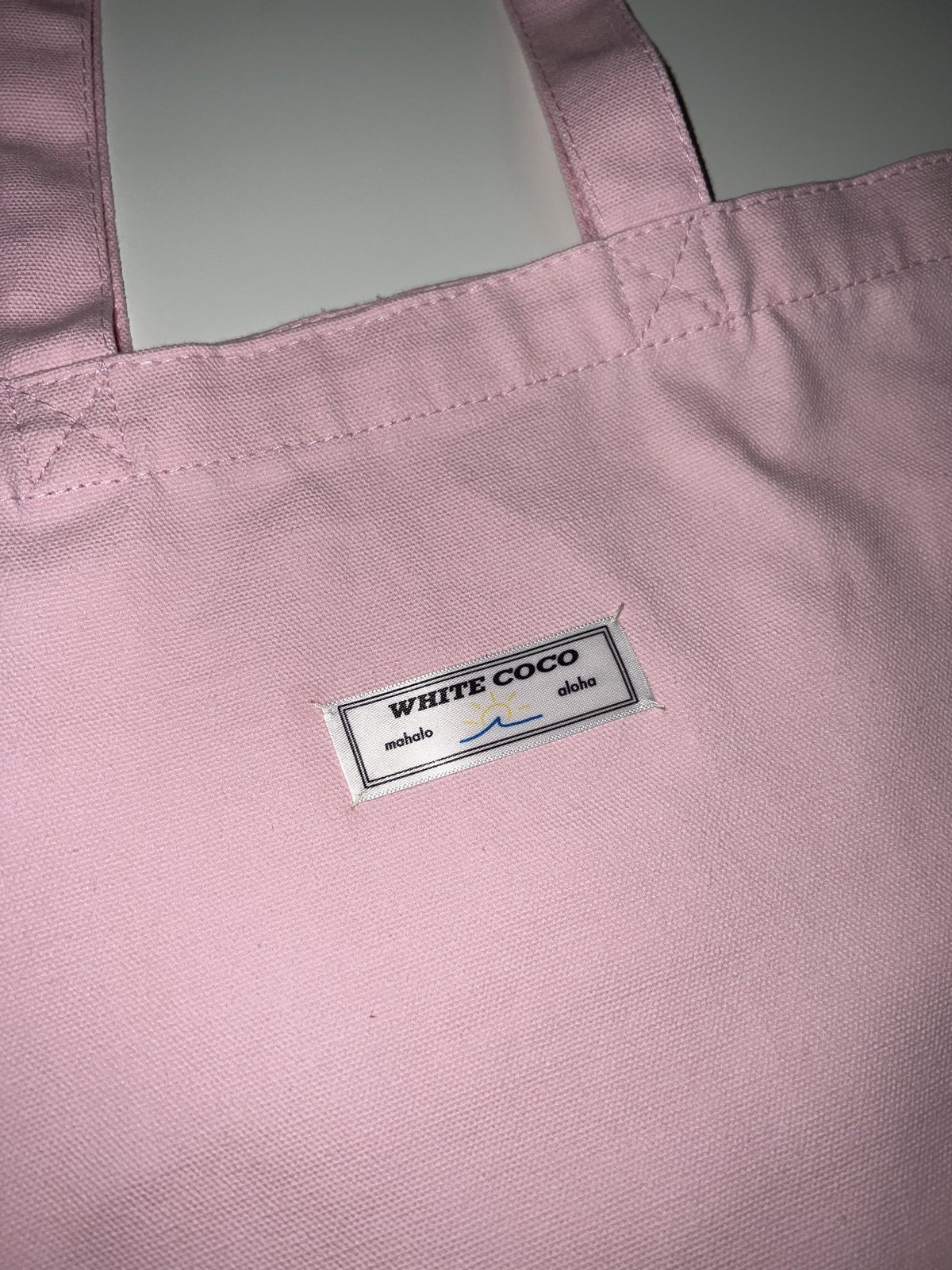 BABY PINK】CANBUS TOTE BAG | WHITE COCO STORE BABY PINK】CANBUS TOTE BAG | WHITE COCO STORE