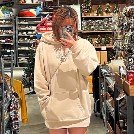 新品未使用カミシマチナミイエローラメ裏毛パーカー 7.7oz ドライスウェット ジップパーカー レースパイナップル柄