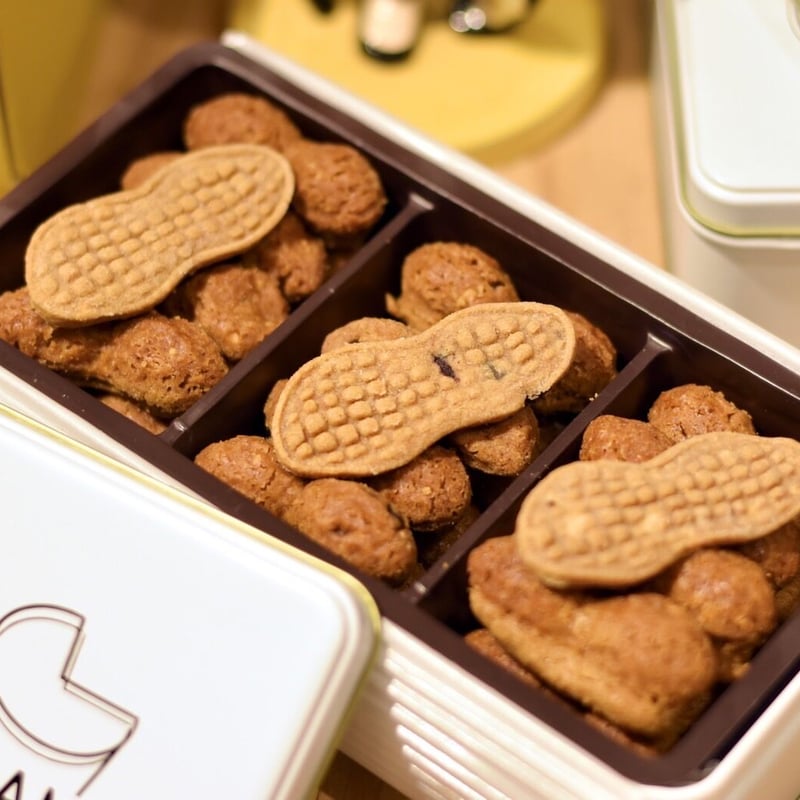 恵比寿店】【虎ノ門HST店】ピーナッツバタークッキー缶 3種×8粒入り