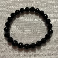 ブラックトルマリンブレスレット8mm玉   サイズ１7センチ