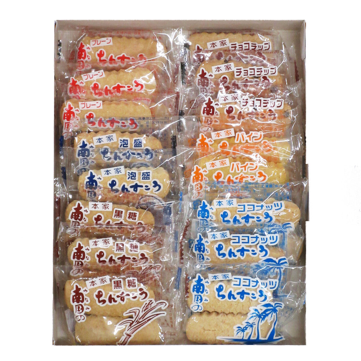 181126 琉球銘菓 手づくりちんすこう 6種 2個入×16袋 | 南西産業