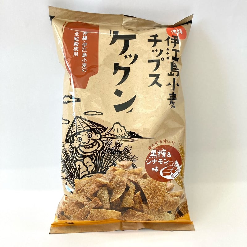 284002 伊江島小麦チップス ケックンmini(黒糖&シナモン) 60g | 南西