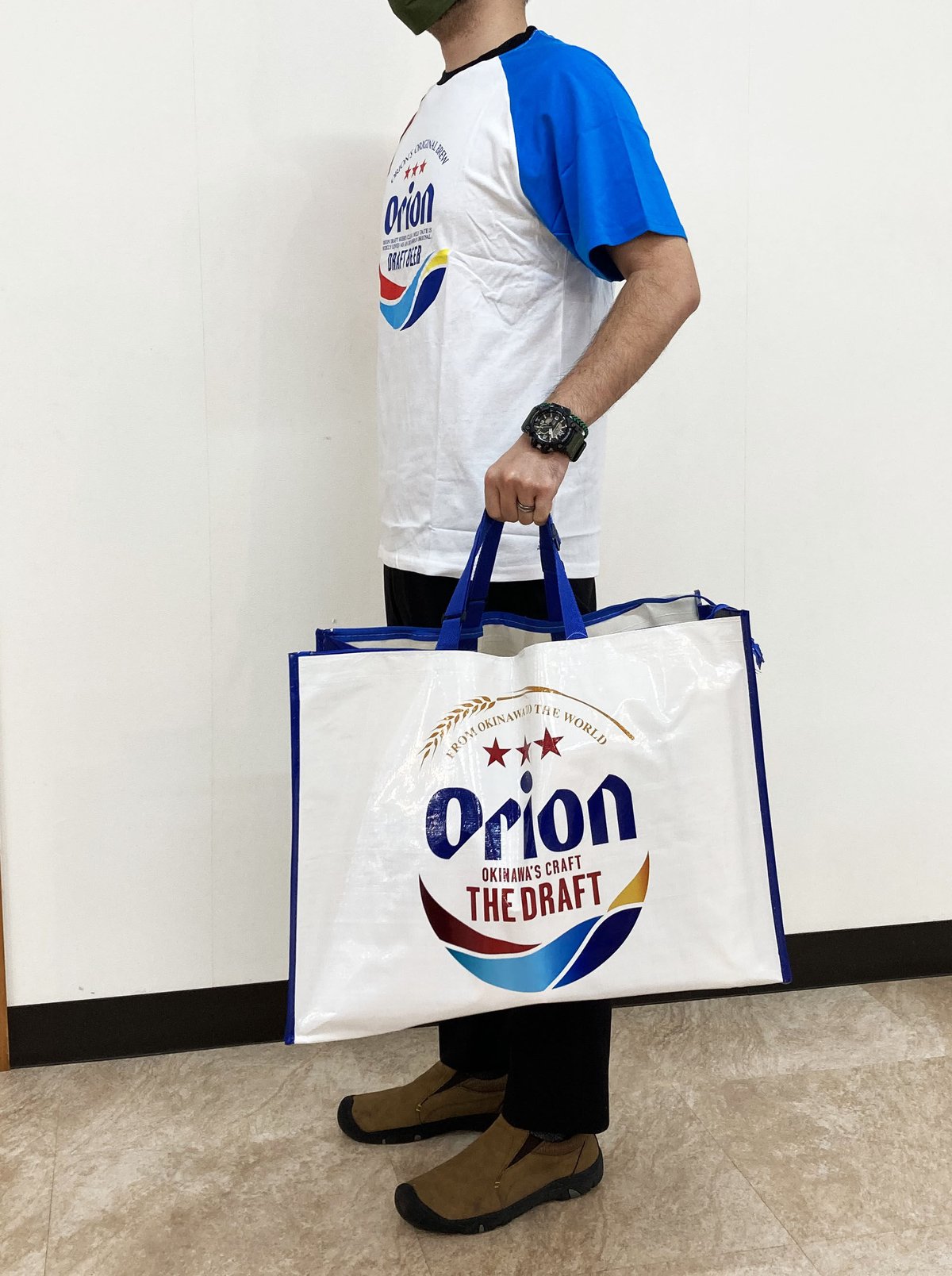 27219 【オリオンビール公式グッズ】 BIGショッピングバッグ | 南西